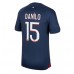 Tanie Strój piłkarski Paris Saint-Germain Danilo Pereira #15 Koszulka Podstawowej 2023-24 Krótkie Rękawy